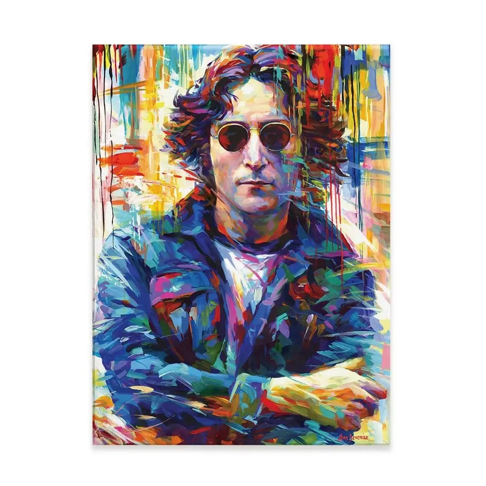 John Lennon Canvas Print John Lennon Canvas Print wall art product Leon Devenice