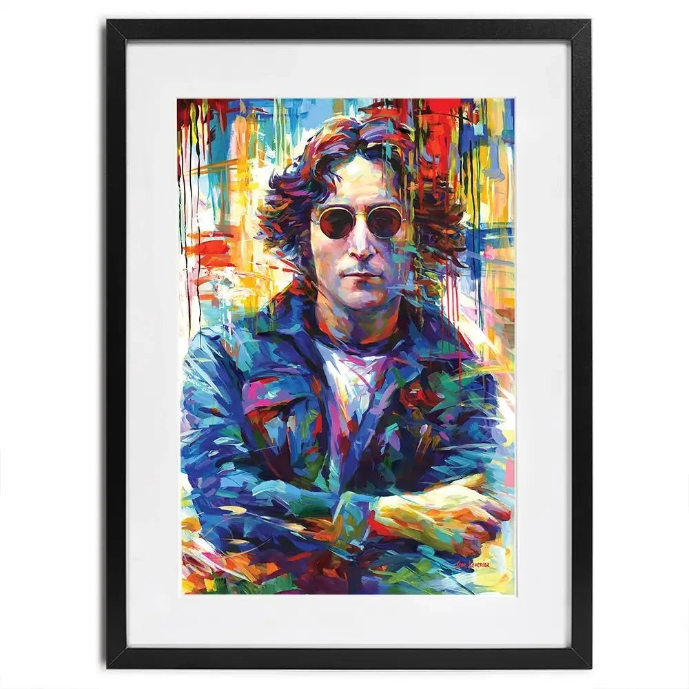 John Lennon Framed Art Print John Lennon Framed Art Print wall art product Leon Devenice