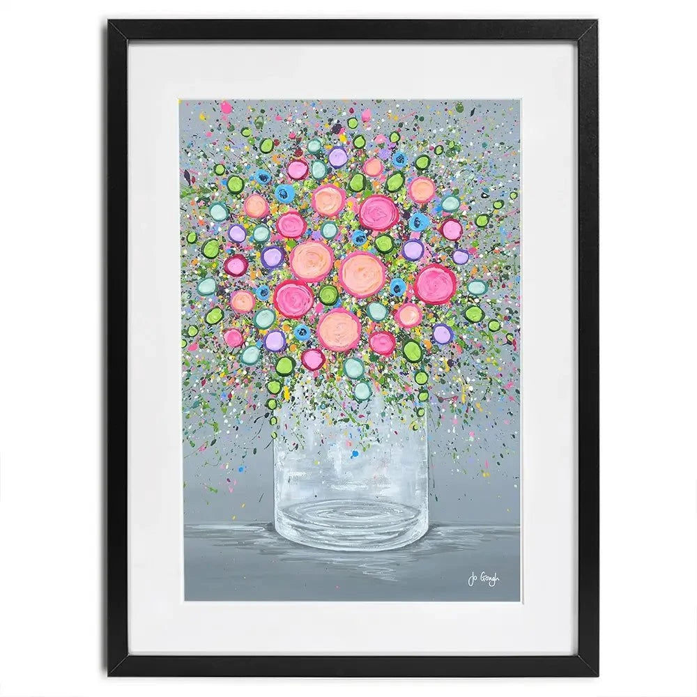 Joy In Every Bloom Framed Art Print Joy In Every Bloom Framed Art Print wall art product Jo Gough
