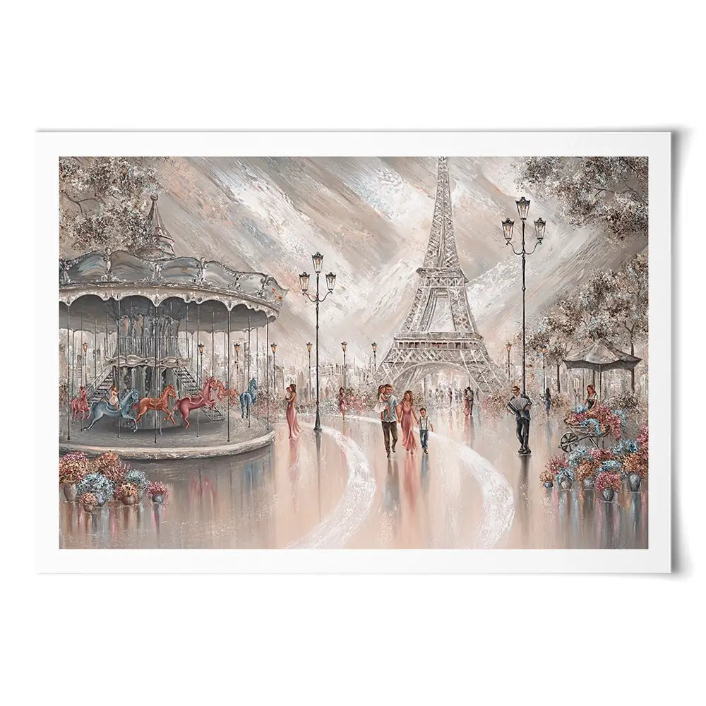 Joy In Paris Art Print Joy In Paris Art Print wall art product Isabella Karolewicz