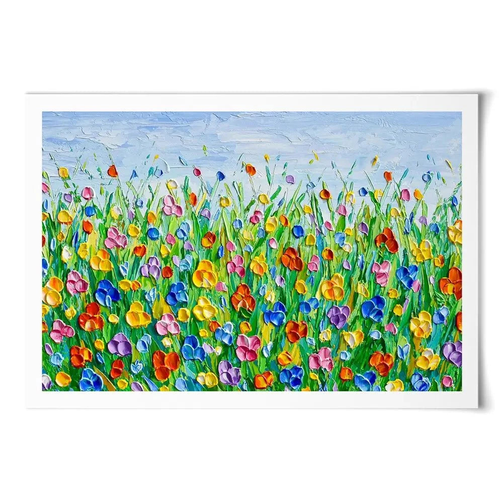 Joyful Meadow 2 Art Print Joyful Meadow 2 Art Print wall art product Olga Tkachyk