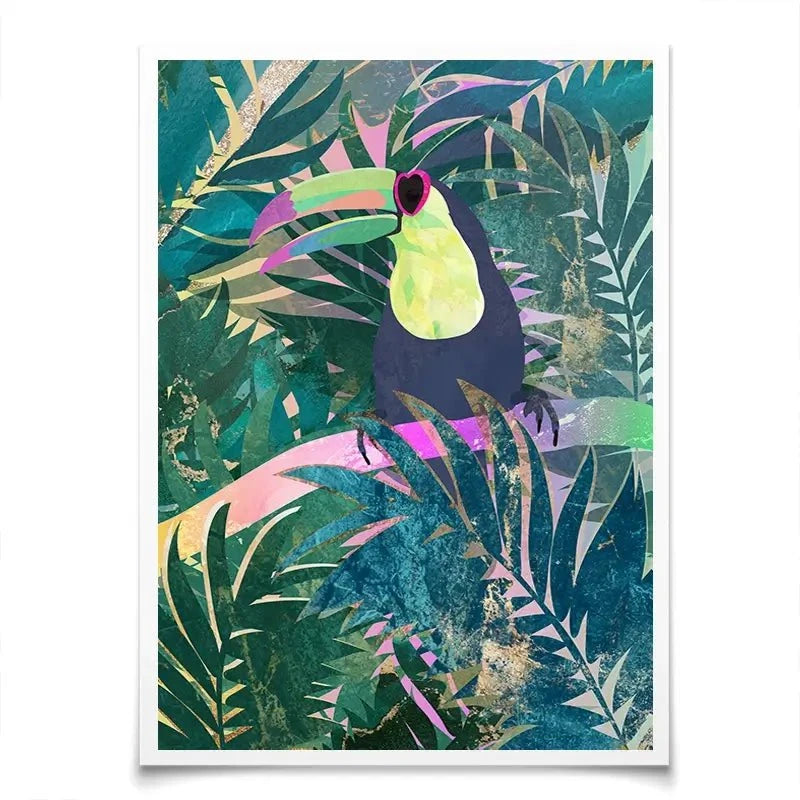 Jungle Toucan Art Print Jungle Toucan Art Print wall art product Sarah Manovski