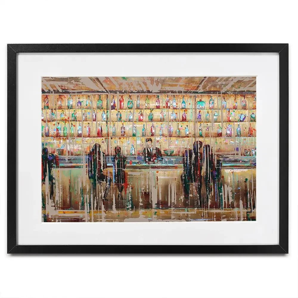 Just Another Cocktail Bar Framed Art Print Just Another Cocktail Bar Framed Art Print wall art product Studio Paint-Ing