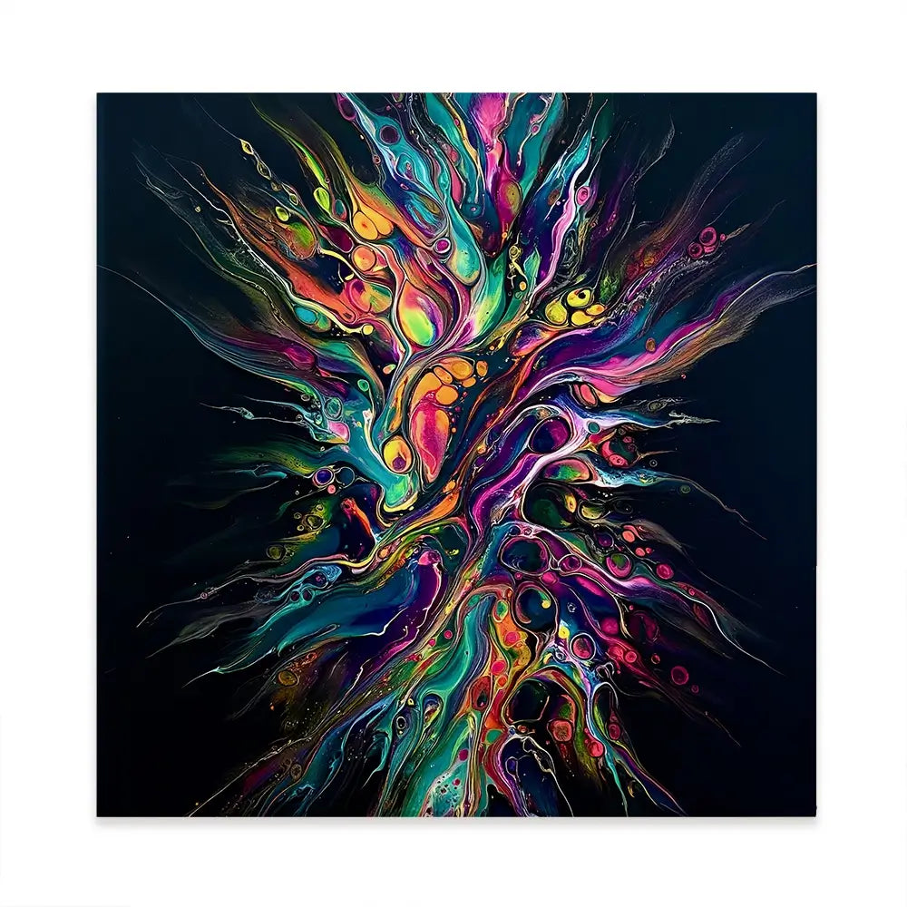 Kinetic Symphony Square Canvas Print Kinetic Symphony Square Canvas Print wall art product David Alexander Elder