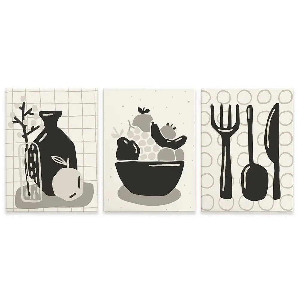 Kitchen Trio Canvas Print Kitchen Trio Canvas Print wall art product Olga_C / Shutterstock