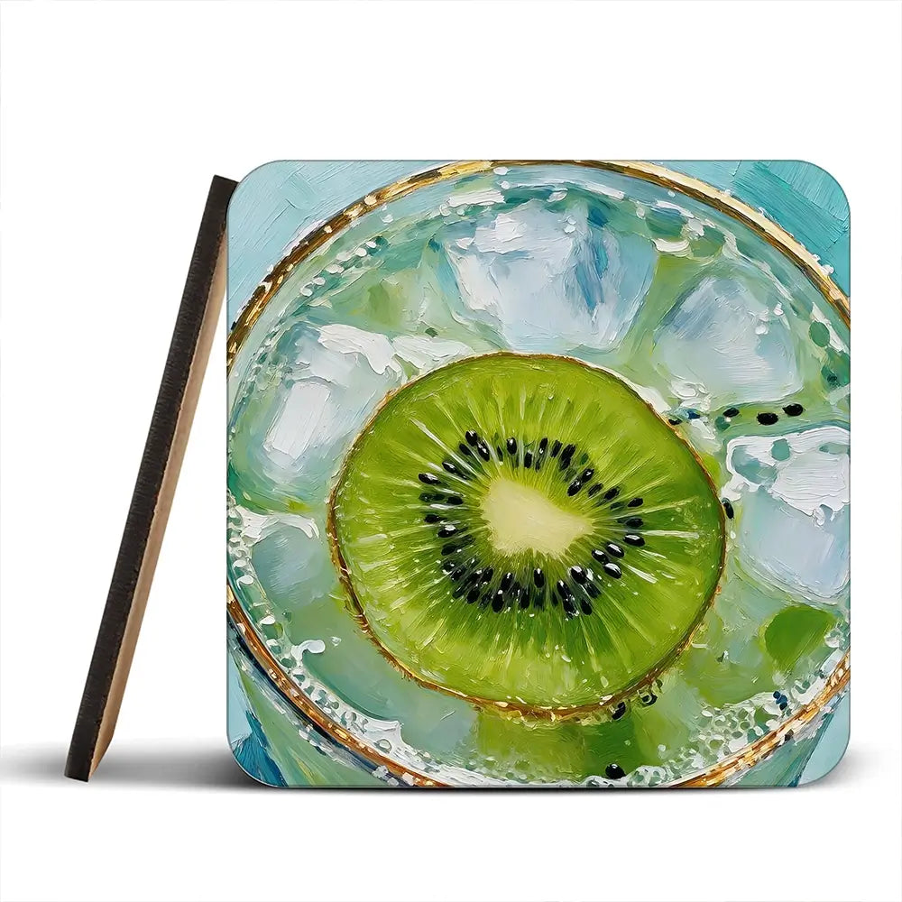 Kiwi Gin And Tonic Cocktail Coaster Set Kiwi Gin And Tonic Cocktail Coaster Set wall art product David Alexander Elder
