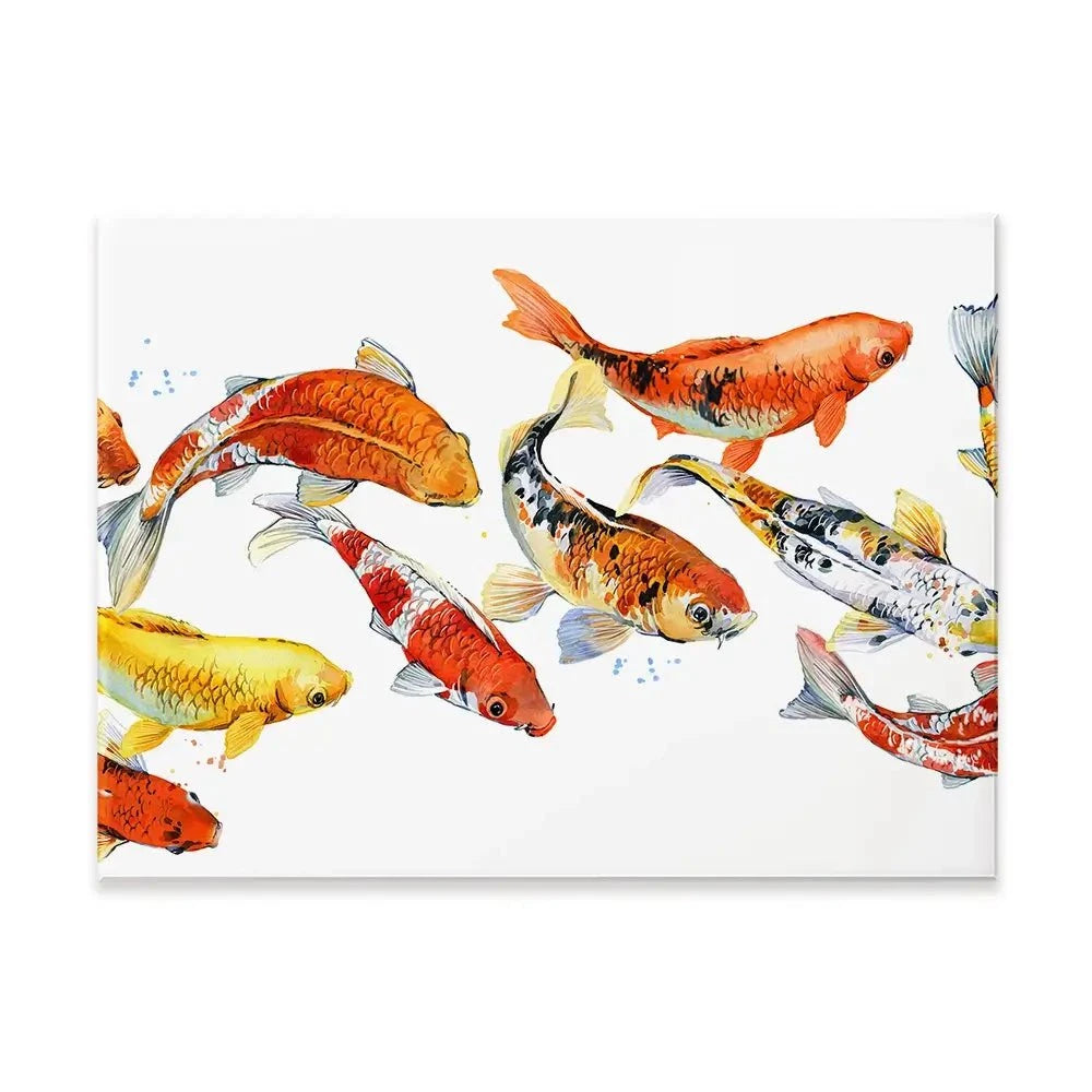 Koi Carp Canvas Print Koi Carp Canvas Print wall art product Faenkova Elena / Shutterstock