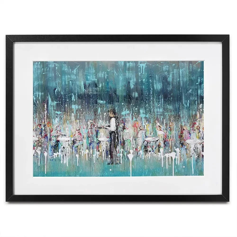 La Jolie Terrasse Framed Art Print La Jolie Terrasse Framed Art Print wall art product Studio Paint-Ing