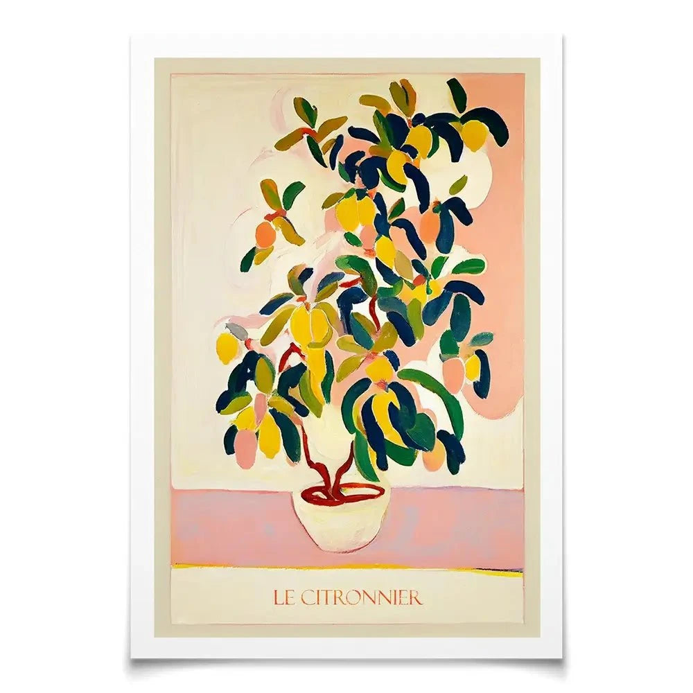 Le Citronnier Art Print Le Citronnier Art Print wall art product Treechild