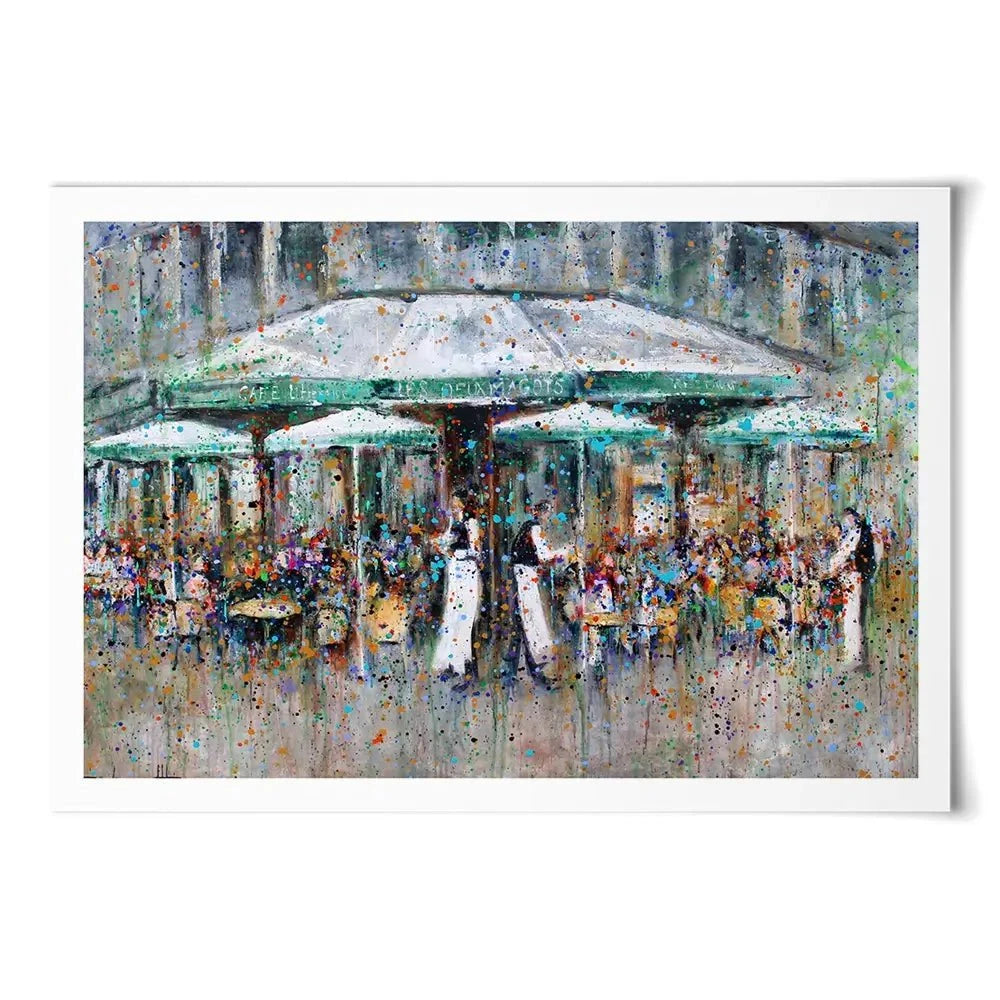 Les Deux Margots Art Print Les Deux Margots Art Print wall art product Studio Paint-Ing