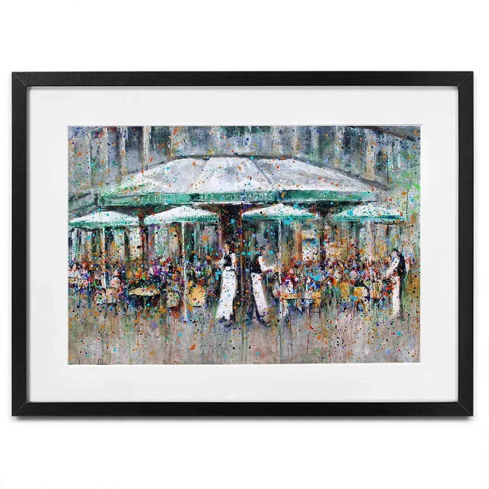 Les Deux Margots Framed Art Print Les Deux Margots Framed Art Print wall art product Studio Paint-Ing