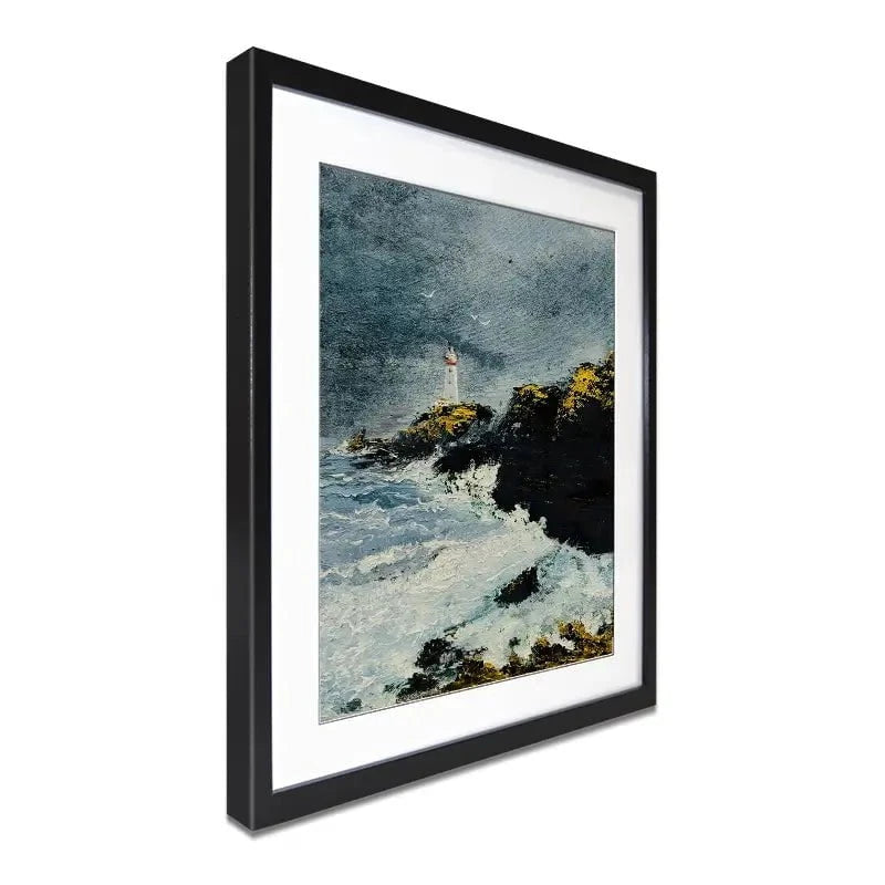 Lighthouse Framed Art Print Lighthouse Framed Art Print wall art product Violeta Allaberdieva