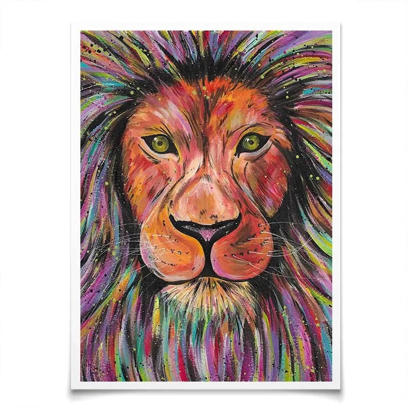 Lion Elio Art Print Lion Elio Art Print wall art product Emma LC Art