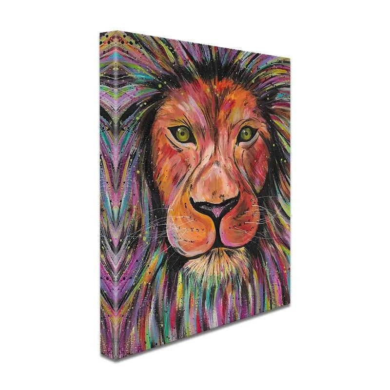 Lion Elio Canvas Print Lion Elio Canvas Print wall art product Emma LC Art