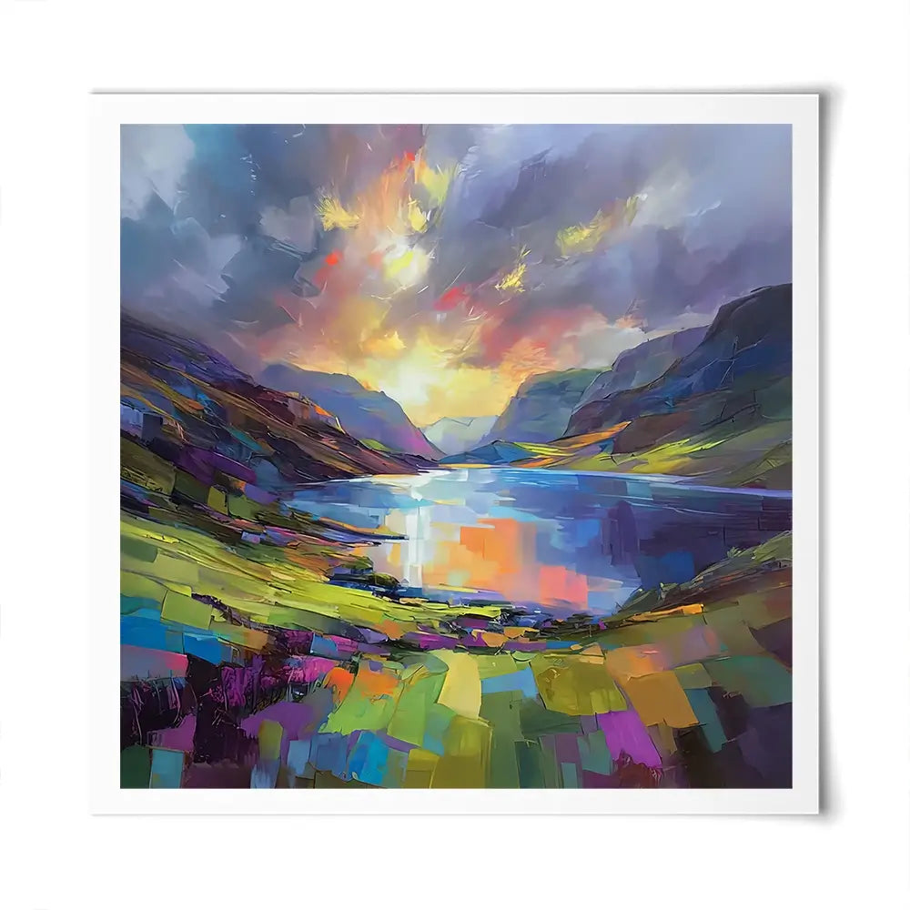 Loch Maree Square Art Print Loch Maree Square Art Print wall art product David Alexander Elder