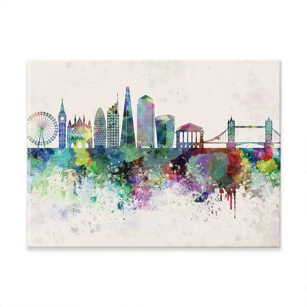 London Skyline Canvas Print London Skyline Canvas Print wall art product Cristina Romero Palma / Shutterstock