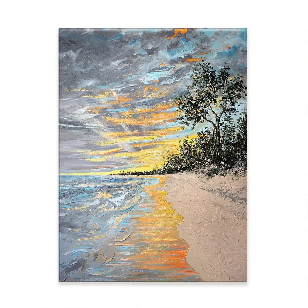 Longpoint Glow Canvas Print Longpoint Glow Canvas Print wall art product Nada Khatib