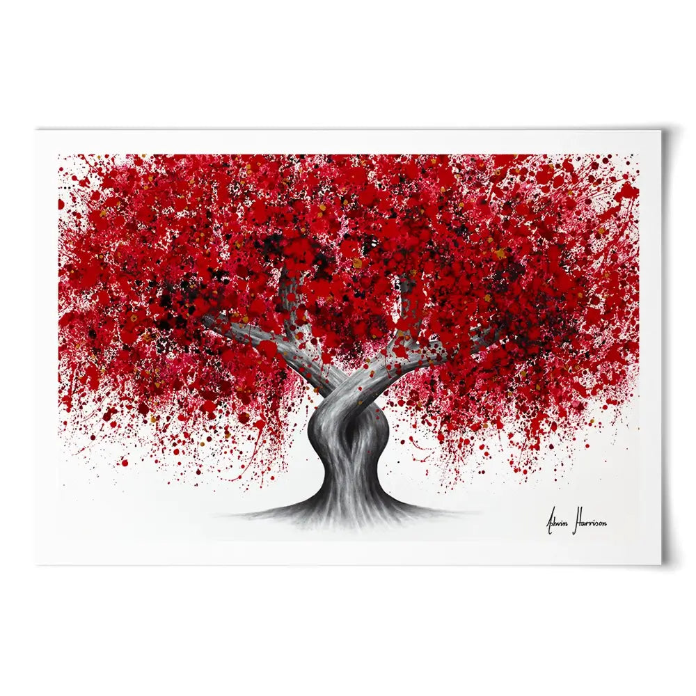 Love Twist Tree Art Print Love Twist Tree Art Print wall art product Ashvin Harrison