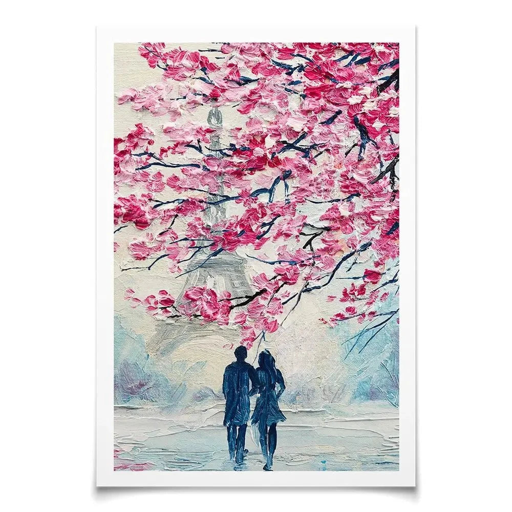 Lovers In Paris Art Print Lovers In Paris Art Print wall art product Fresh Stock / Shutterstock