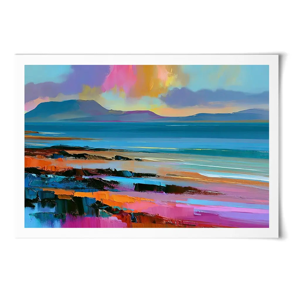 Luminous West Coast At Dusk Art Print Luminous West Coast At Dusk Art Print wall art product David Alexander Elder