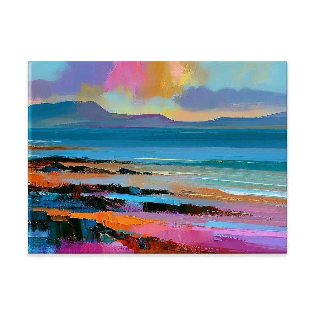 Luminous West Coast At Dusk Canvas Print Luminous West Coast At Dusk Canvas Print wall art product David Alexander Elder