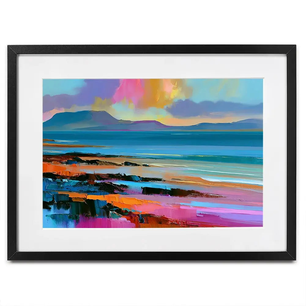 Luminous West Coast At Dusk Framed Art Print Luminous West Coast At Dusk Framed Art Print wall art product David Alexander Elder