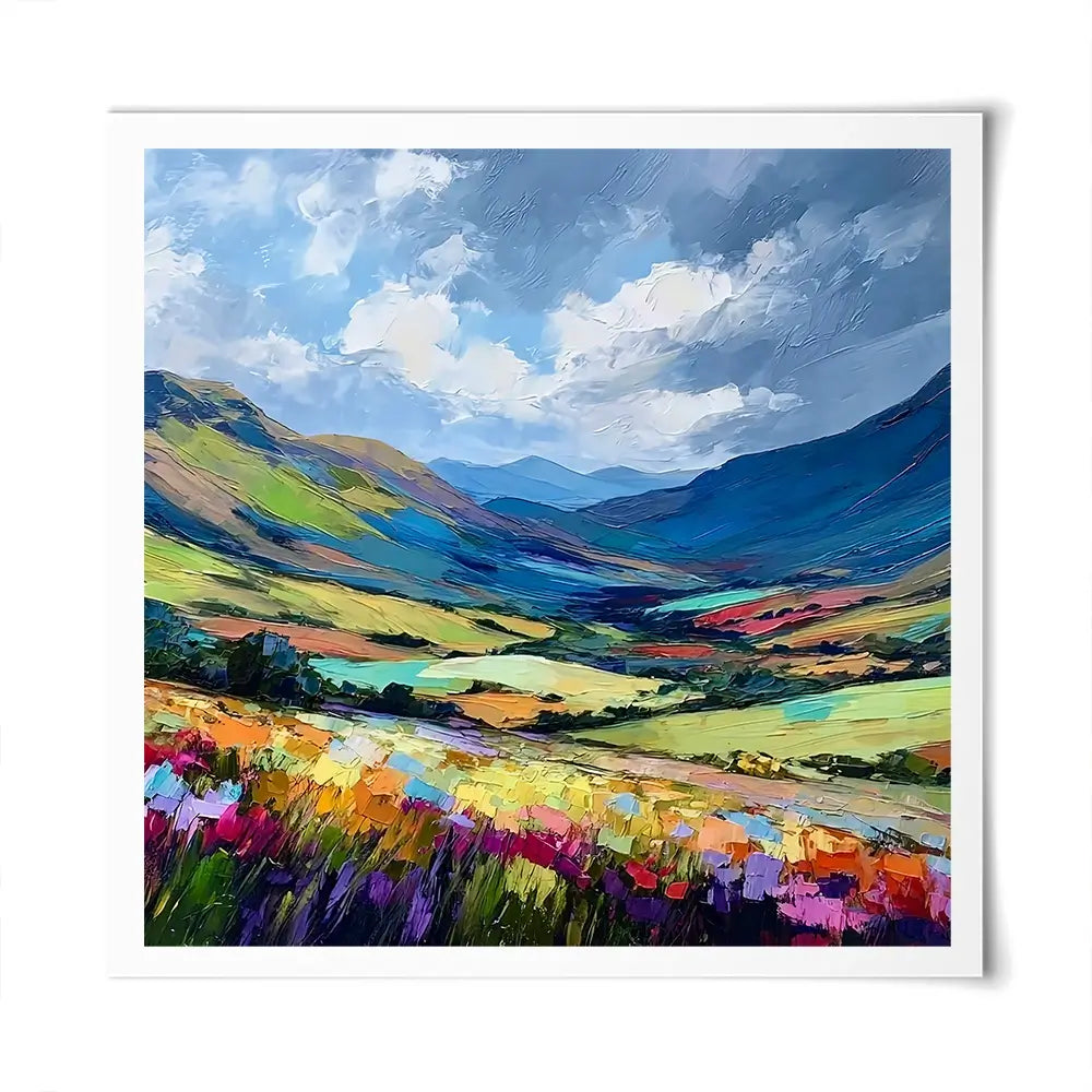 Lush Laggan Square Art Print Lush Laggan Square Art Print wall art product Art Print Shop