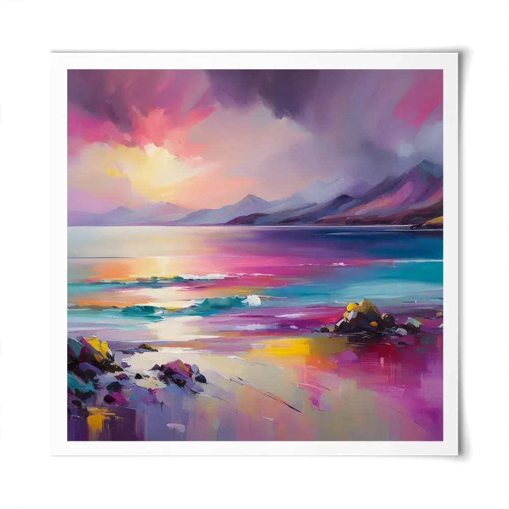 Magenta Skye Square Art Print Magenta Skye Square Art Print wall art product David Alexander Elder