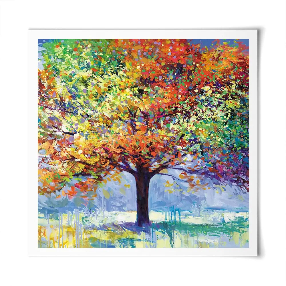 Magnificent Tree Square Art Print Magnificent Tree Square Art Print wall art product Leon Devenice