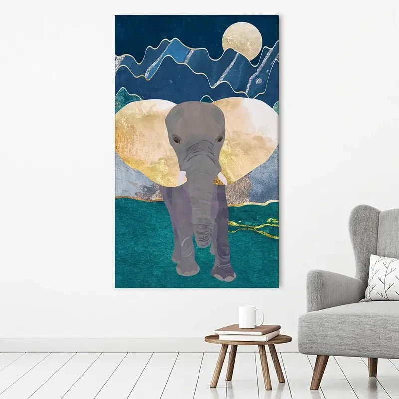 Majestic Elephant Canvas Print Majestic Elephant Canvas Print wall art product Sarah Manovski