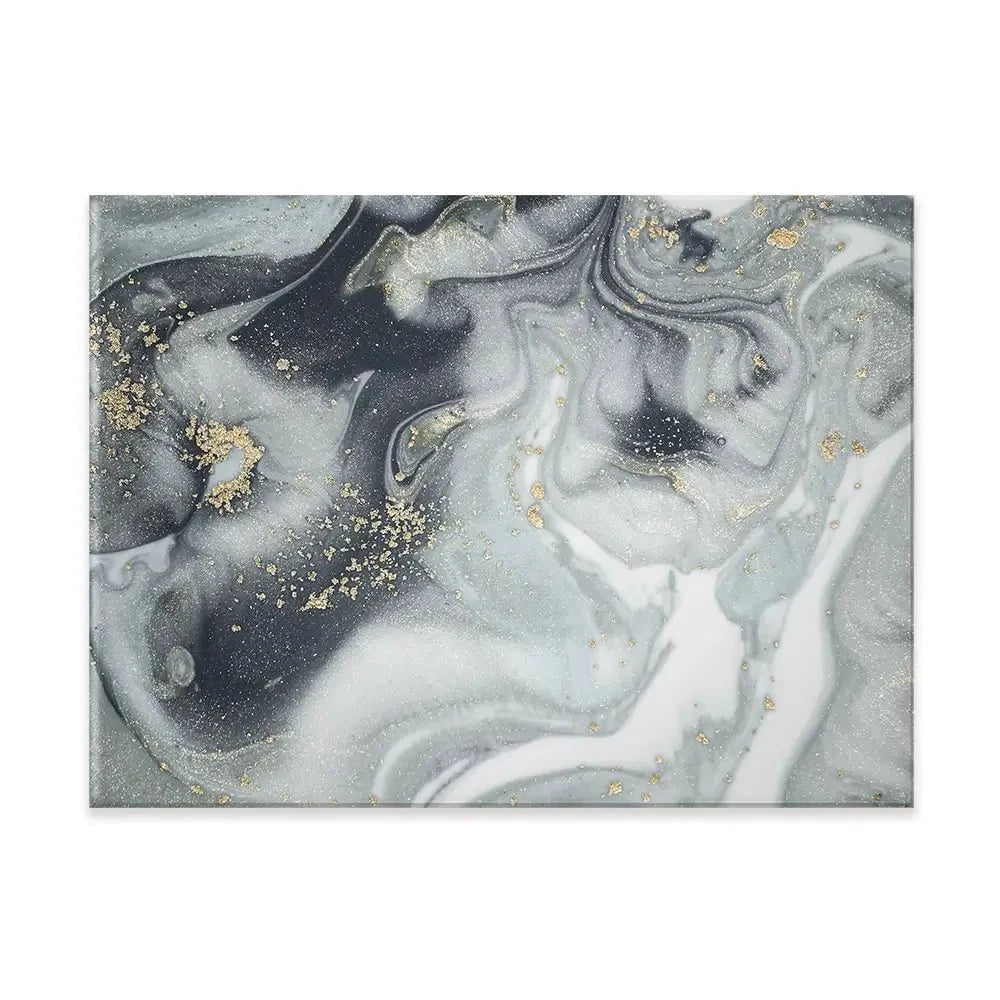 Marbled Grey Hues Canvas Print Marbled Grey Hues Canvas Print wall art product CARACOLLA / Shutterstock
