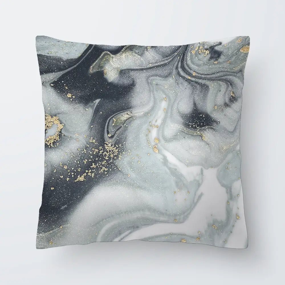 Marbled Grey Hues Cushion Marbled Grey Hues Cushion wall art product CARACOLLA / Shutterstock