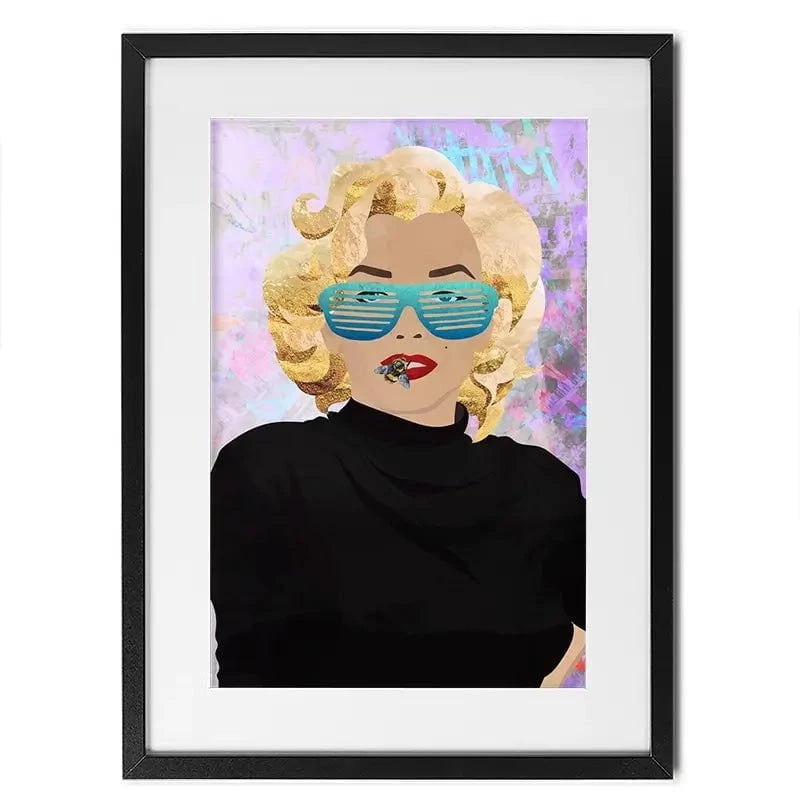 Marilyn Monroe Bee Framed Art Print Marilyn Monroe Bee Framed Art Print wall art product Sarah Manovski