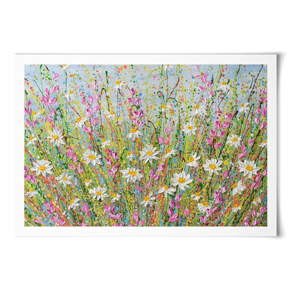 Meadow Of Daisies Art Print Meadow Of Daisies Art Print wall art product Olga Tkachyk
