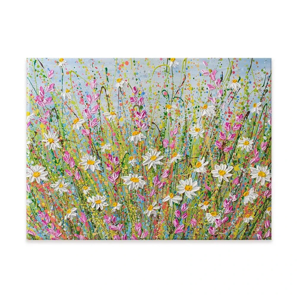 Meadow Of Daisies Canvas Print Meadow Of Daisies Canvas Print wall art product Olga Tkachyk