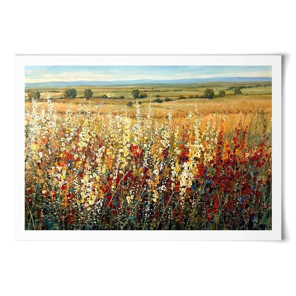 Meadow Wildflower Mix Art Print Meadow Wildflower Mix Art Print wall art product Tim O'Toole