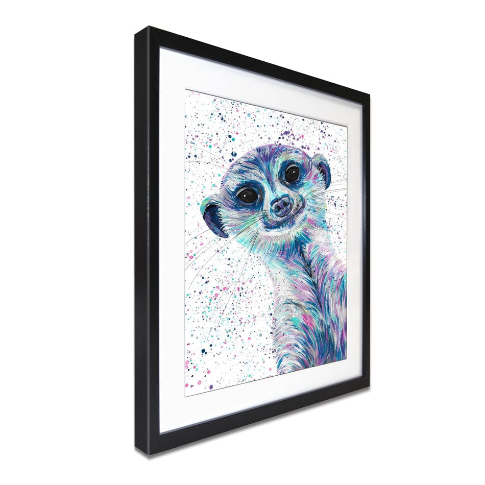 Meerkat Mervin Framed Art Print wall art product Emma LC Art