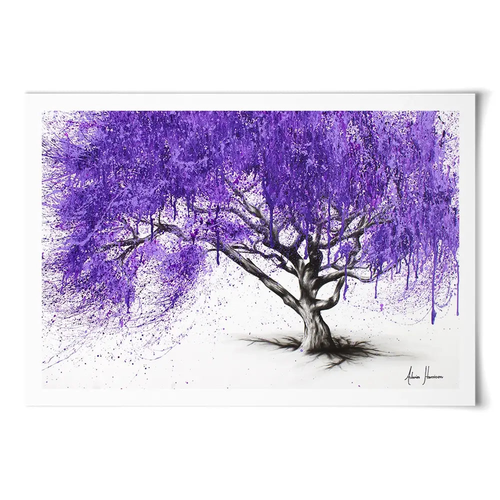 Meet You At The Jacaranda Art Print Meet You At The Jacaranda Art Print wall art product Ashvin Harrison