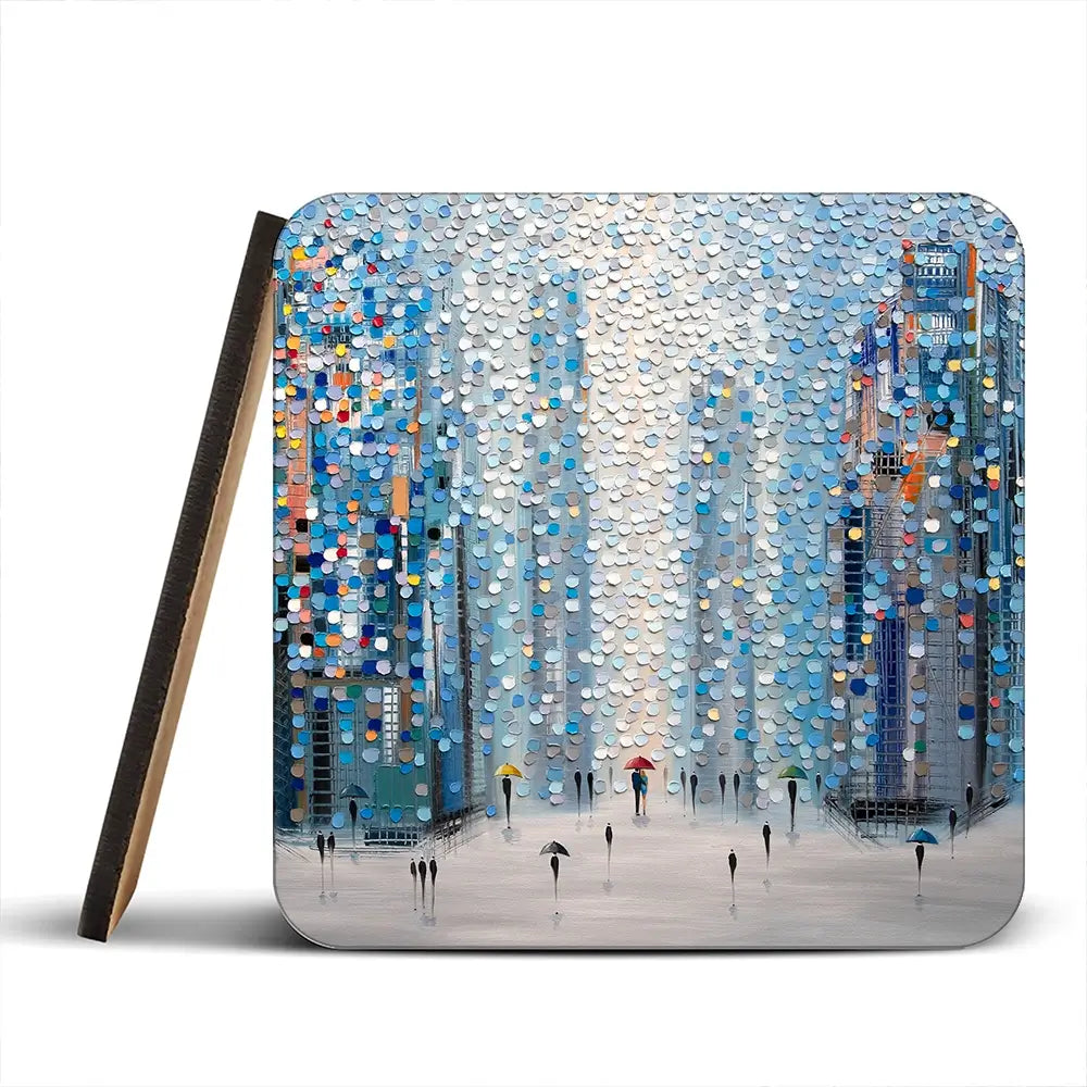 Metropolitan Dreams Coaster Set Metropolitan Dreams Coaster Set wall art product Ekaterina Ermilkina