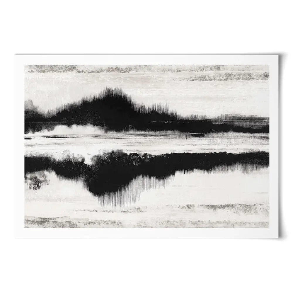 Minimal Landscape Study Art Print Minimal Landscape Study Art Print wall art product Chromatic Storm Studio