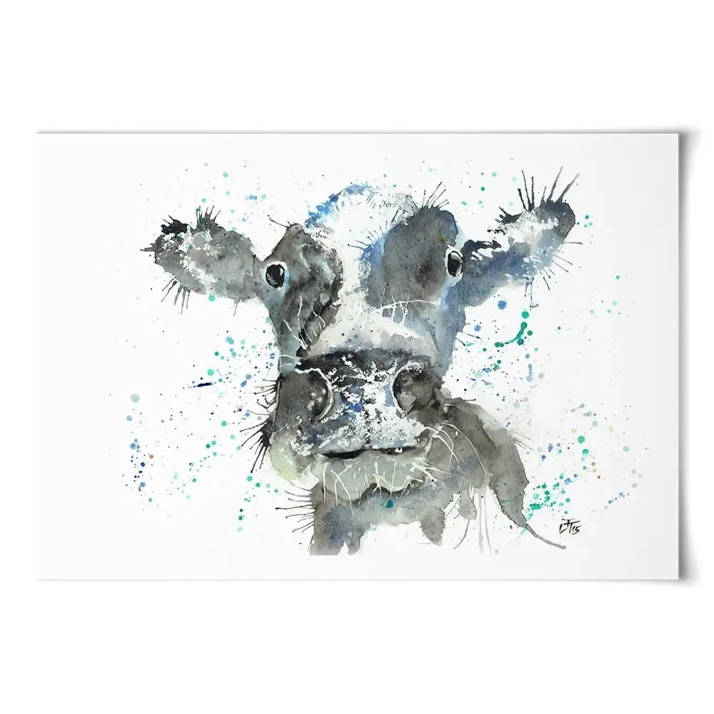 Moo Art Print Moo Art Print wall art product Jamie Taylor