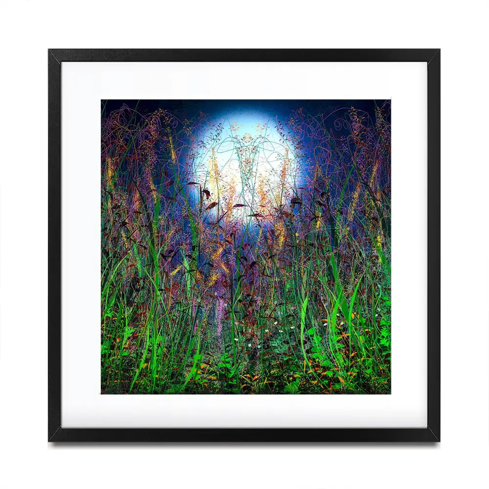 Moonlight Shadows Square Framed Art Print Moonlight Shadows Square Framed Art Print wall art product Lena Owens - Independent