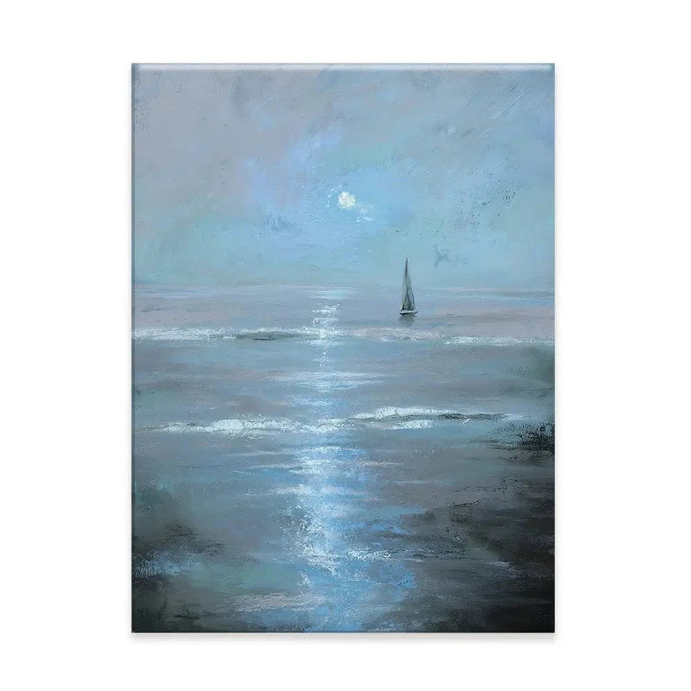 Moonlight Voyage Canvas Print Moonlight Voyage Canvas Print wall art product Svetlana Aleynikova