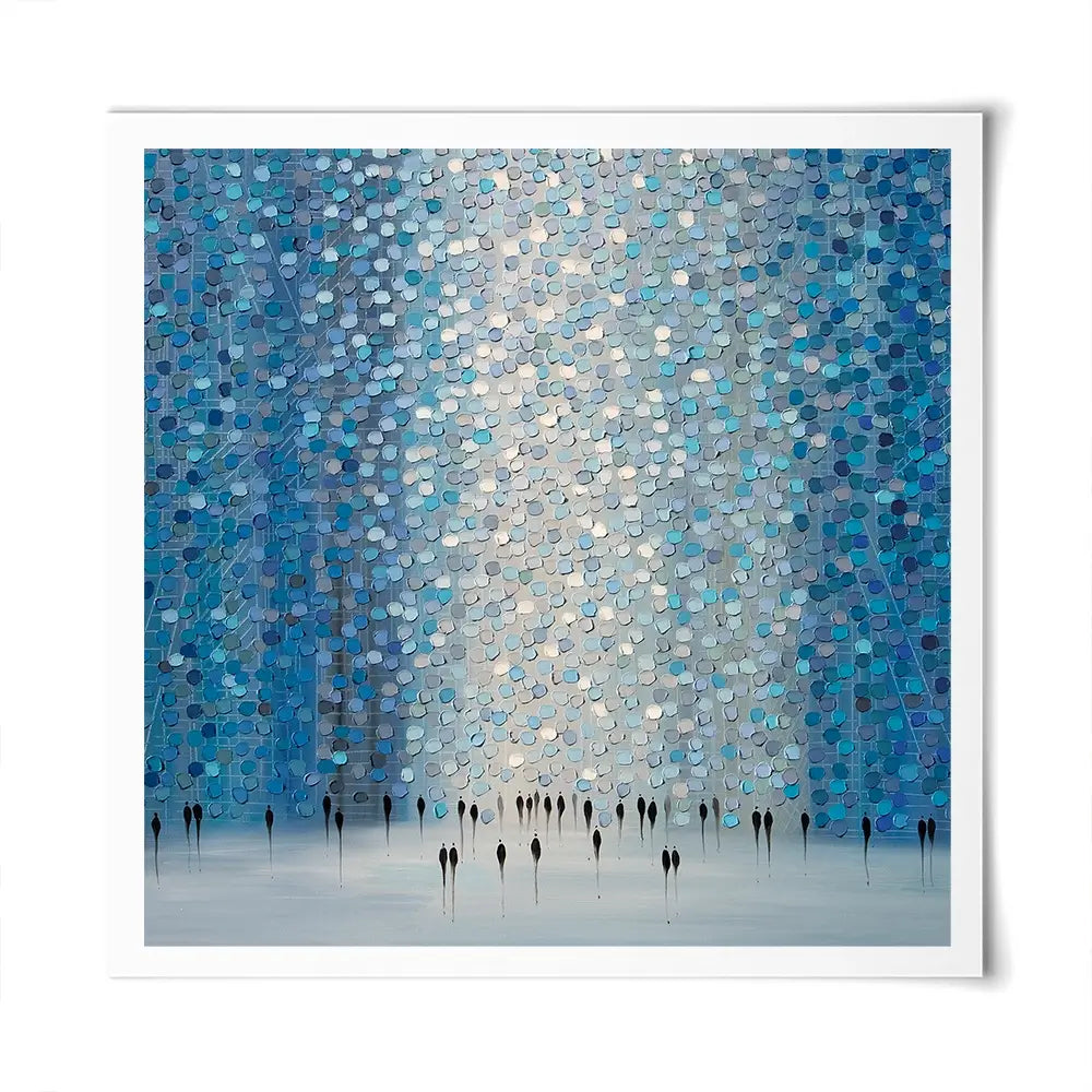 Moonlight Walk Square Art Print Moonlight Walk Square Art Print wall art product Art Print Shop