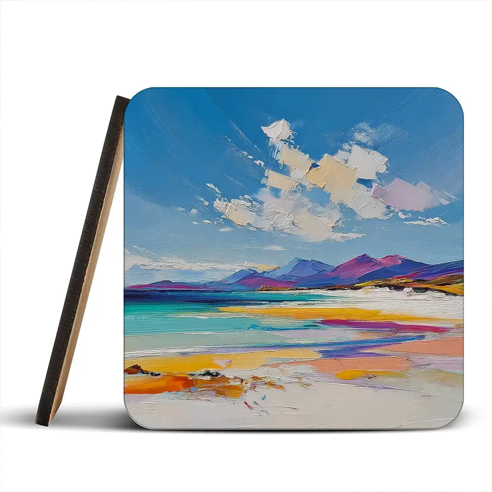 Morar White Sands Coaster Set Morar White Sands Coaster Set wall art product David Alexander Elder