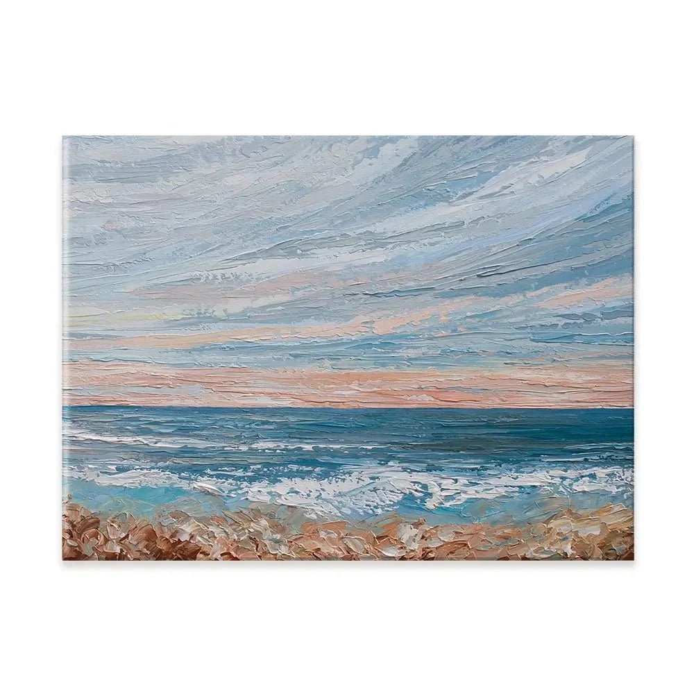 Morning Beach Canvas Print Morning Beach Canvas Print wall art product Olga Tkachyk