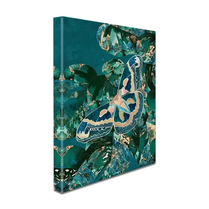 Moth Jungle Canvas Print Moth Jungle Canvas Print wall art product Sarah Manovski