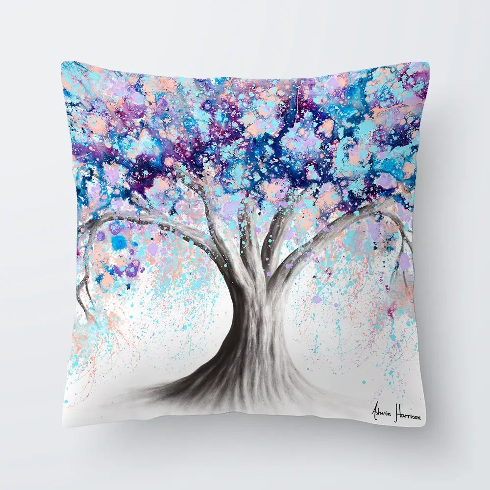 Motivational Soul Tree Cushion Motivational Soul Tree Cushion wall art product Ashvin Harrison