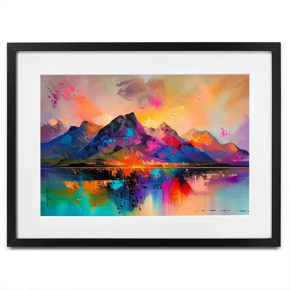 Mountain Abstract Framed Art Print Mountain Abstract Framed Art Print wall art product David Alexander Elder