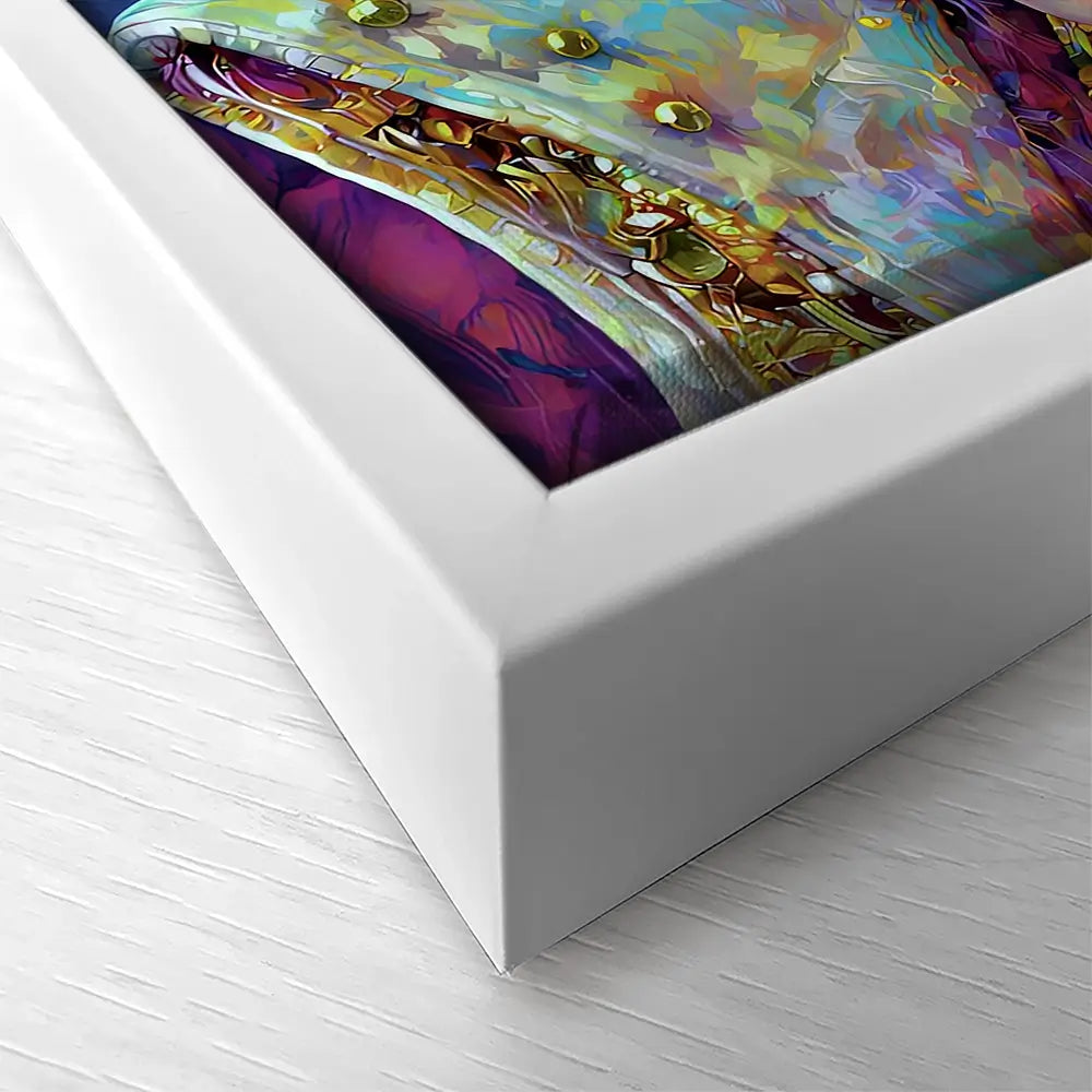 Mr Elvis Square Canvas Print Mr Elvis Square Canvas Print wall art product David Alexander Elder